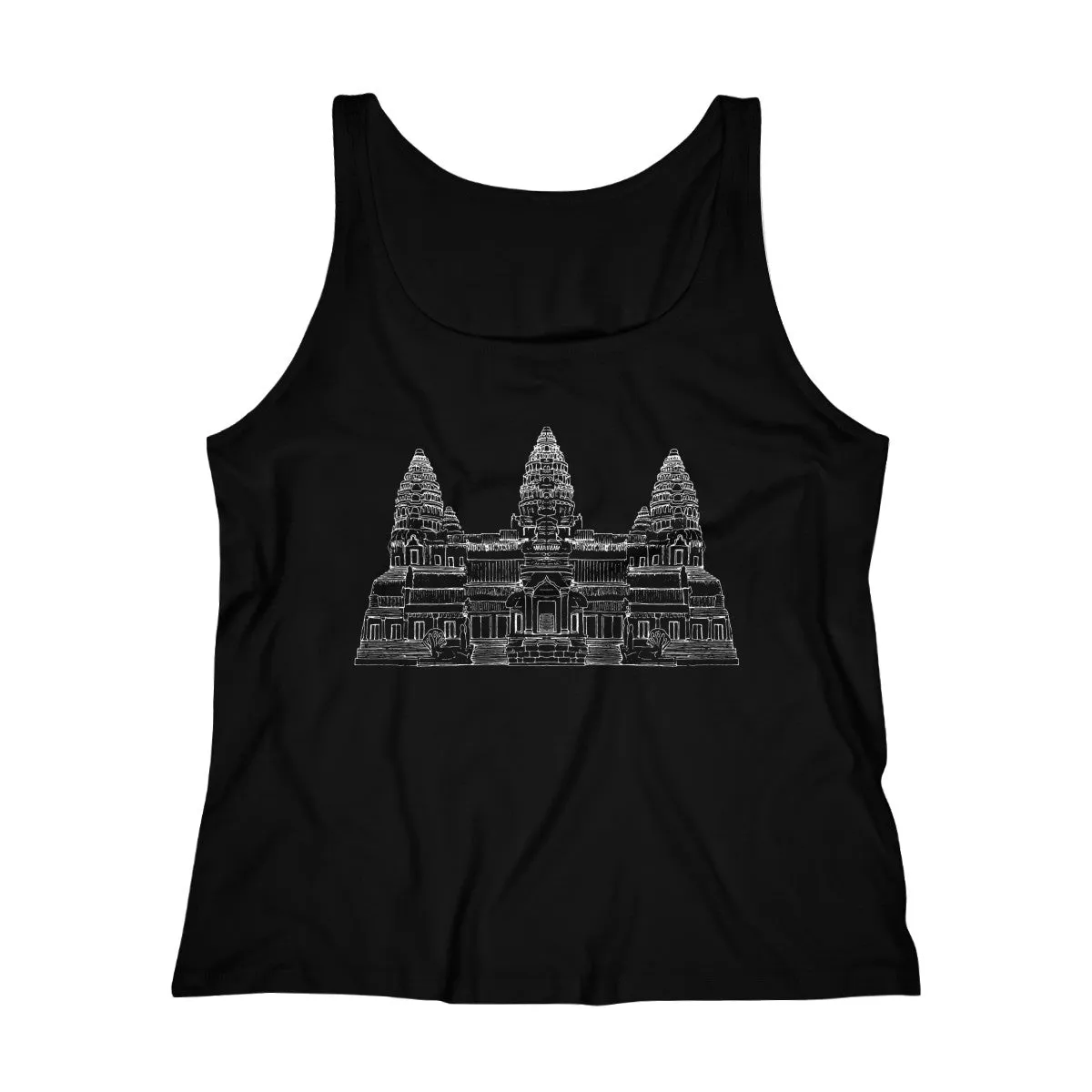 Angkor Wat - Women's Relaxed Jersey Tank Top
