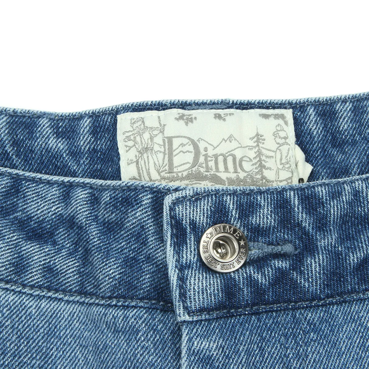 Blocked Relaxed Denim Pant