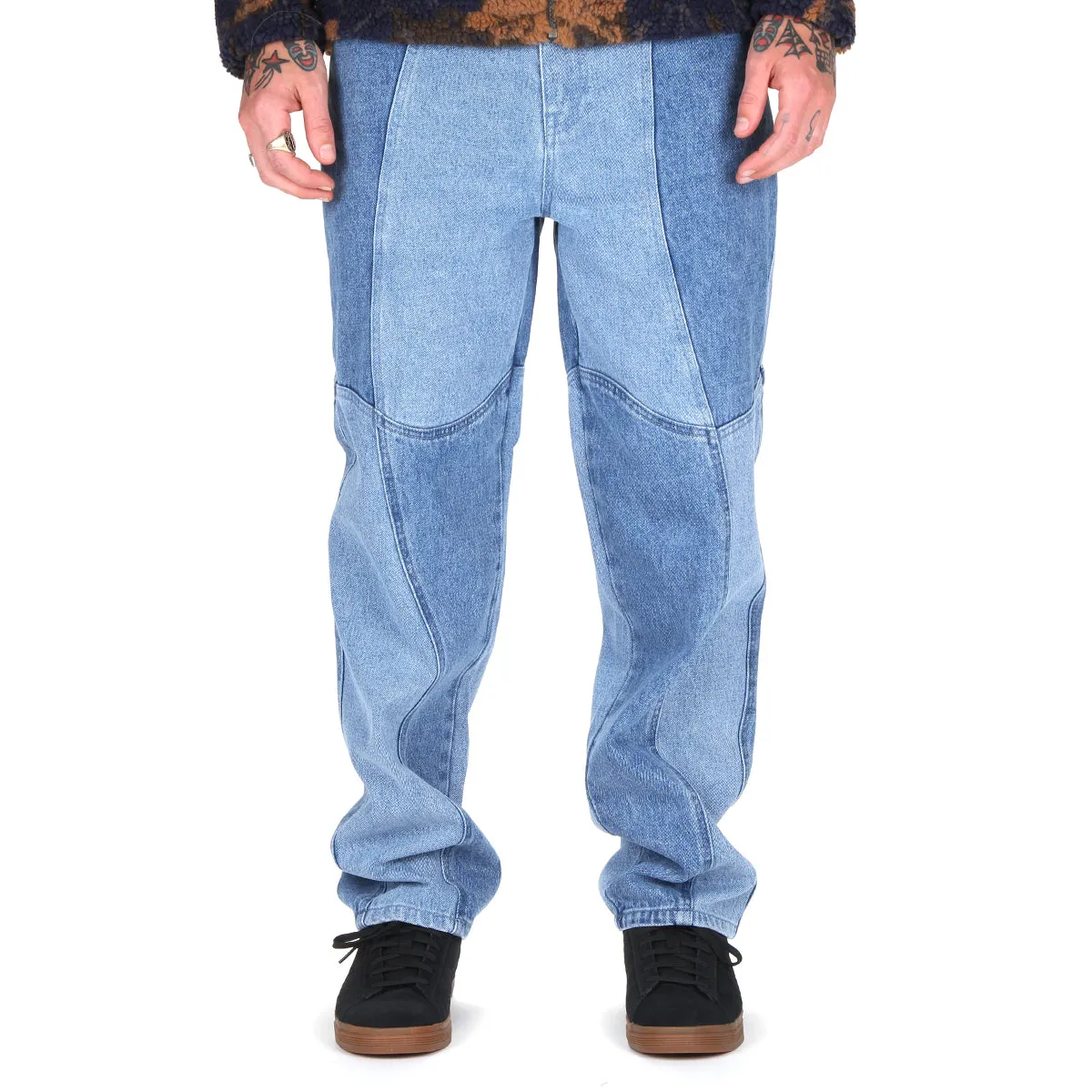 Blocked Relaxed Denim Pant