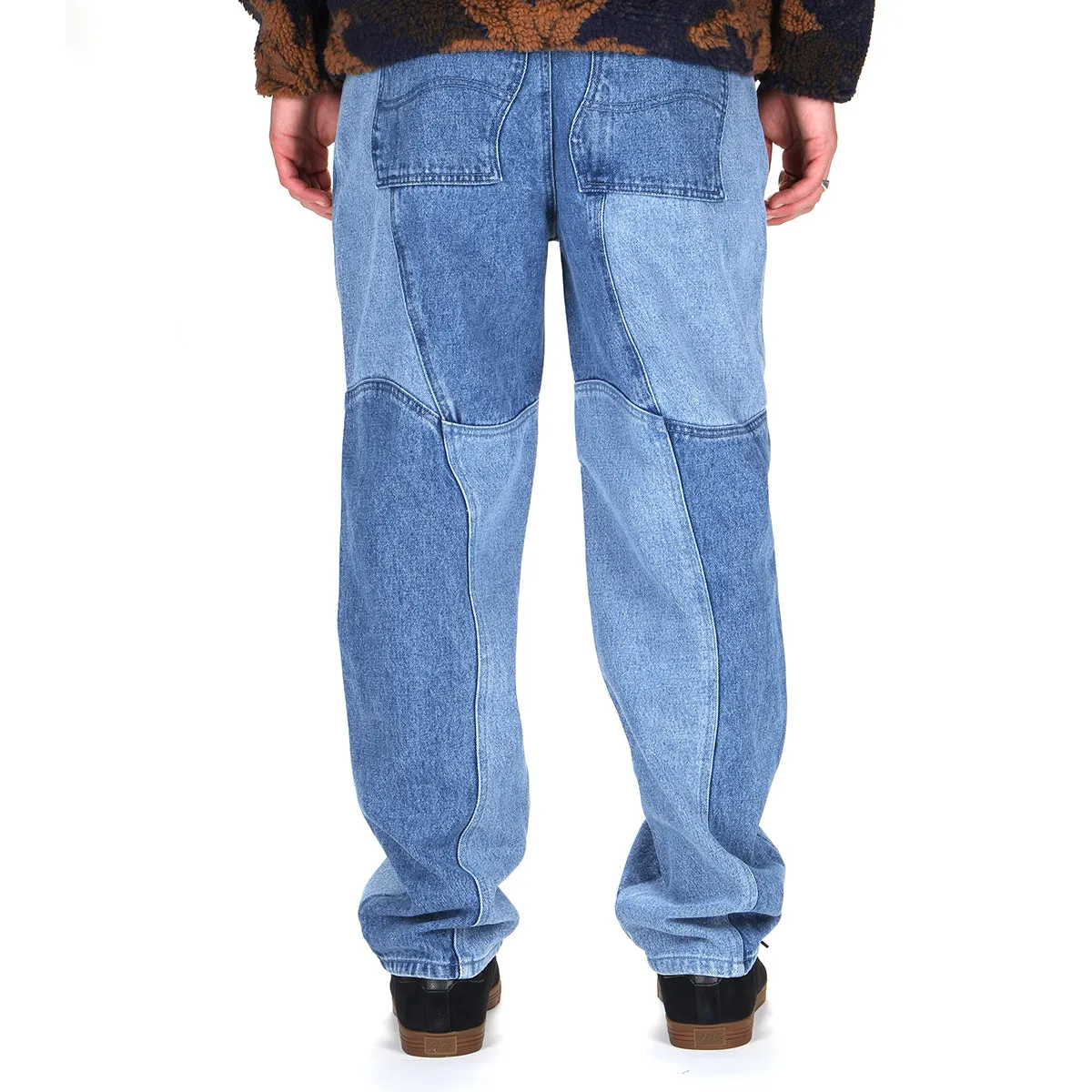 Blocked Relaxed Denim Pant