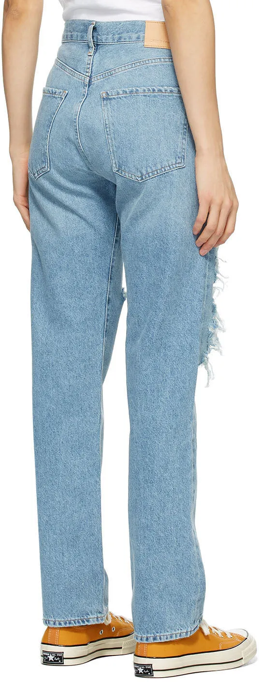 Citizens of Humanity Blue Emery Mid-Rise Relaxed Jeans