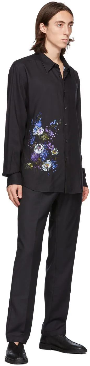 Davi Paris Black Brouillard Trousers