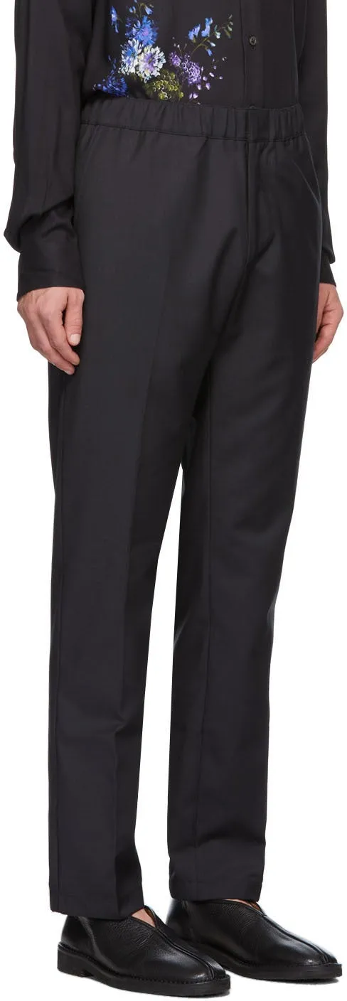 Davi Paris Black Brouillard Trousers