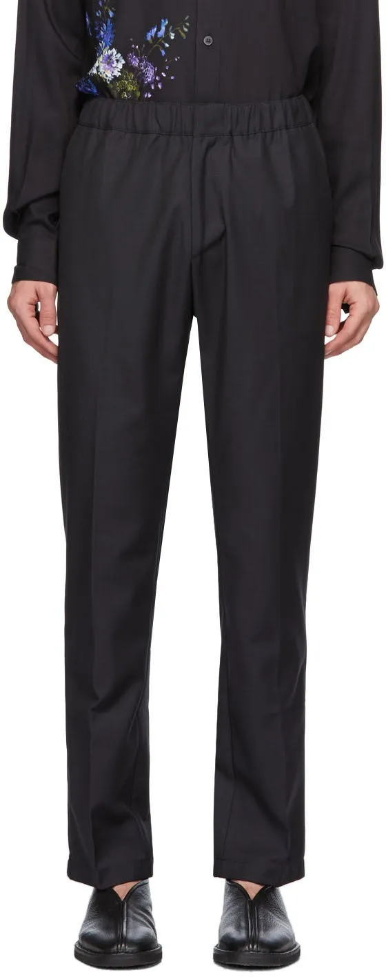 Davi Paris Black Brouillard Trousers