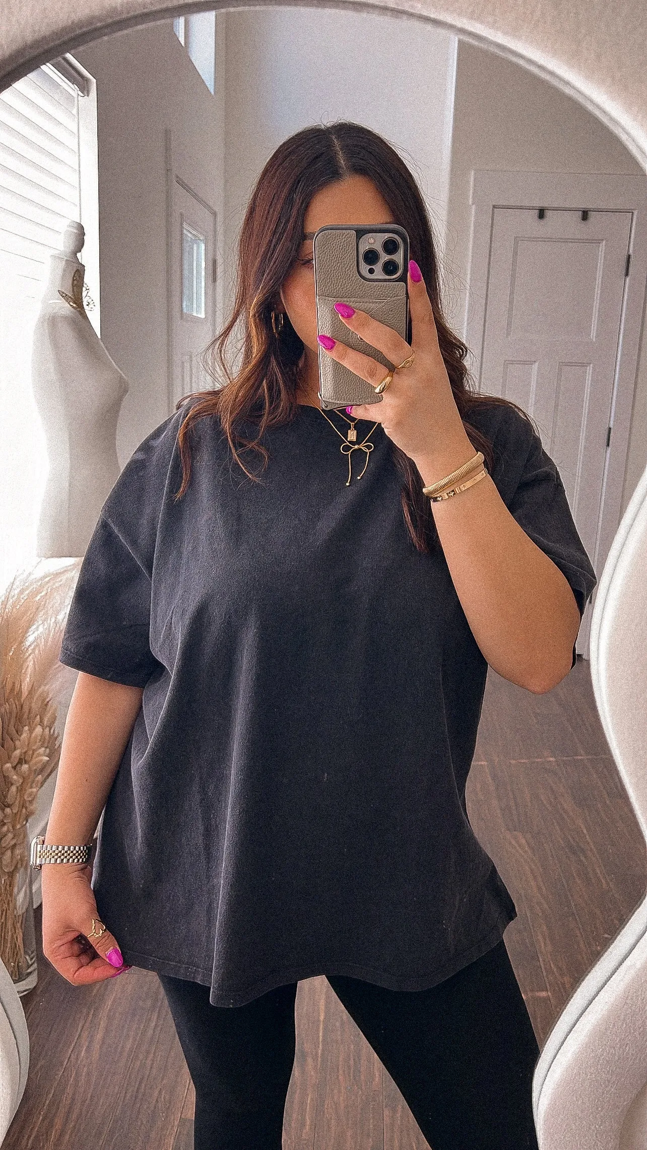 Dream life oversized tee *BLACK*