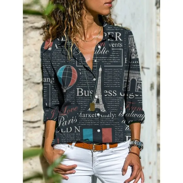 GEFEVOQE Poly Button-Down Shirt