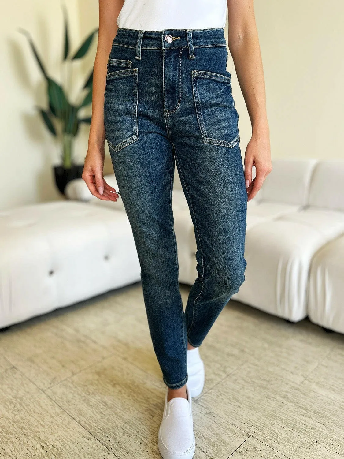 High Rise Relaxed Fit Regular & Plus Sizes