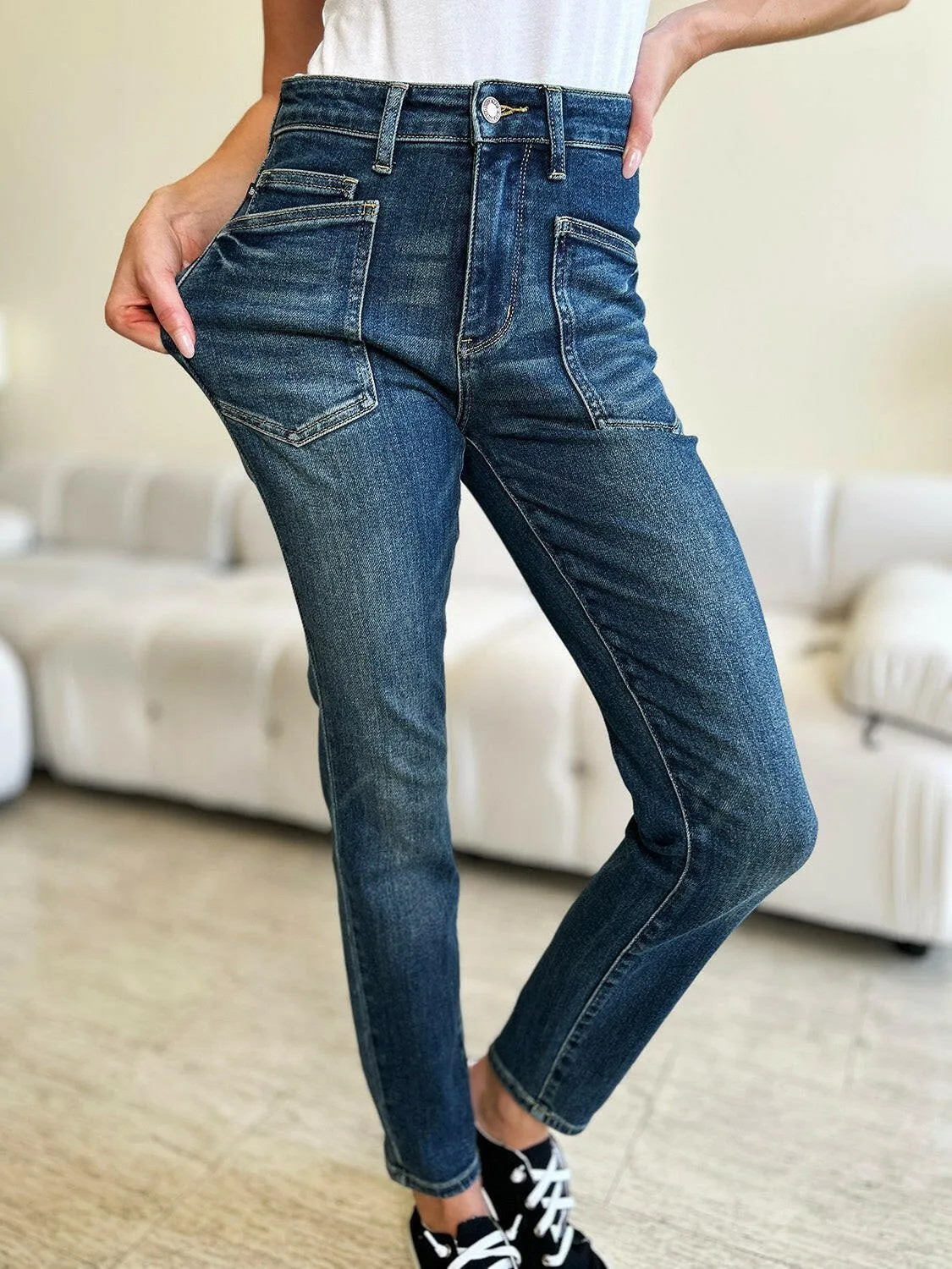 High Rise Relaxed Fit Regular & Plus Sizes