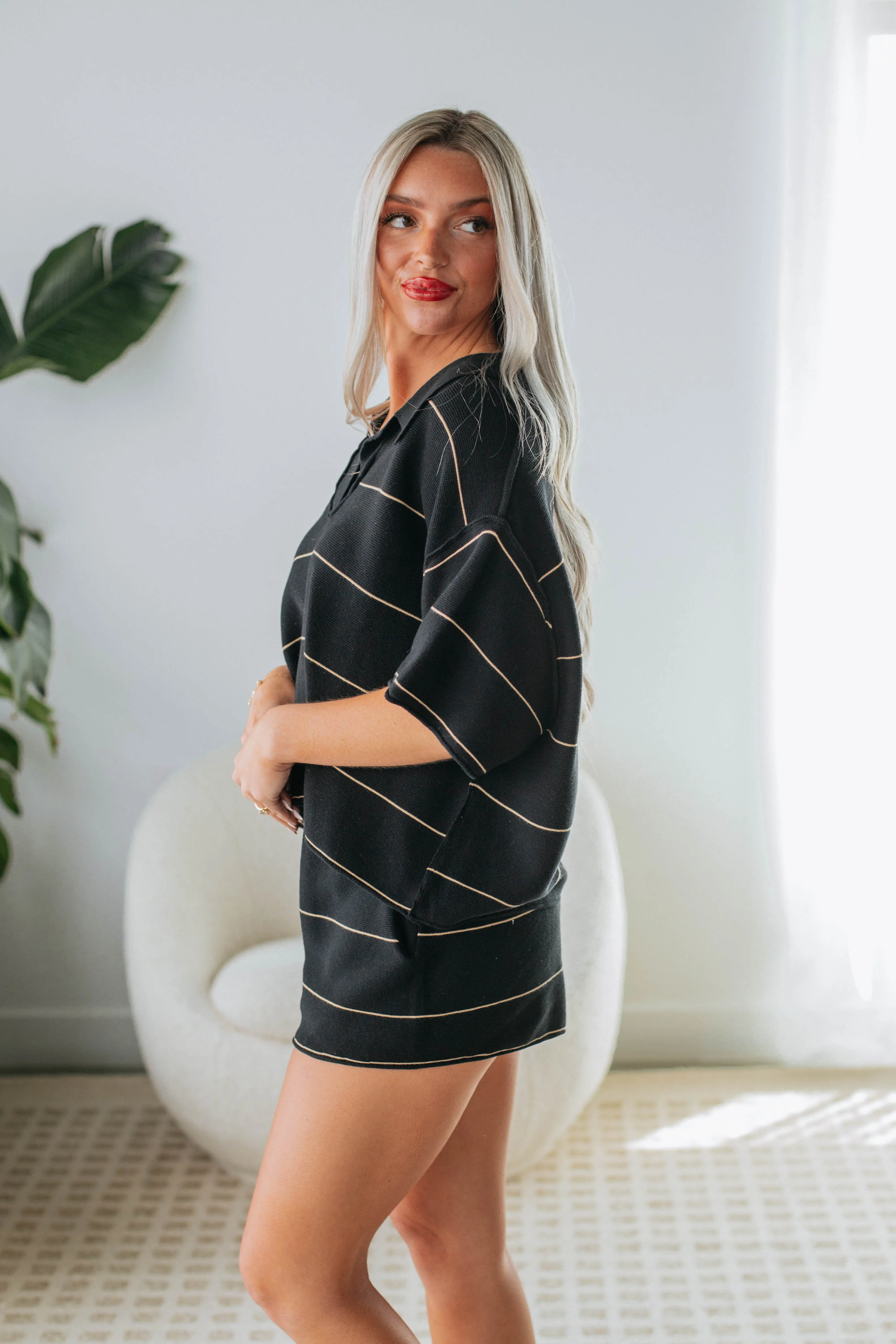 Jessie Knit Shorts - Black