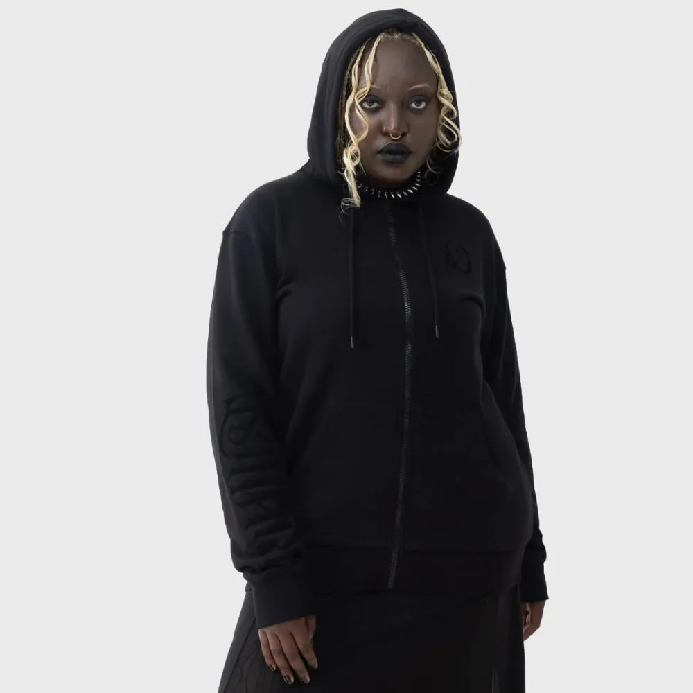 Kihilist Oversized Zip Hoodie
