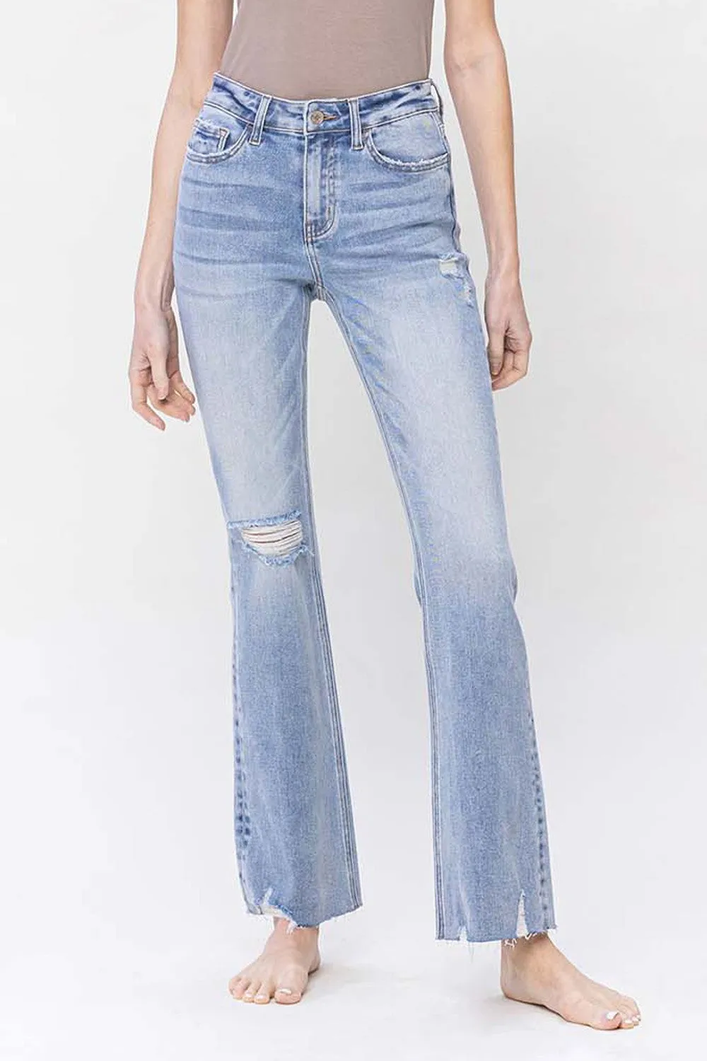 Lovervet High Rise Relaxed Bootcut - Light