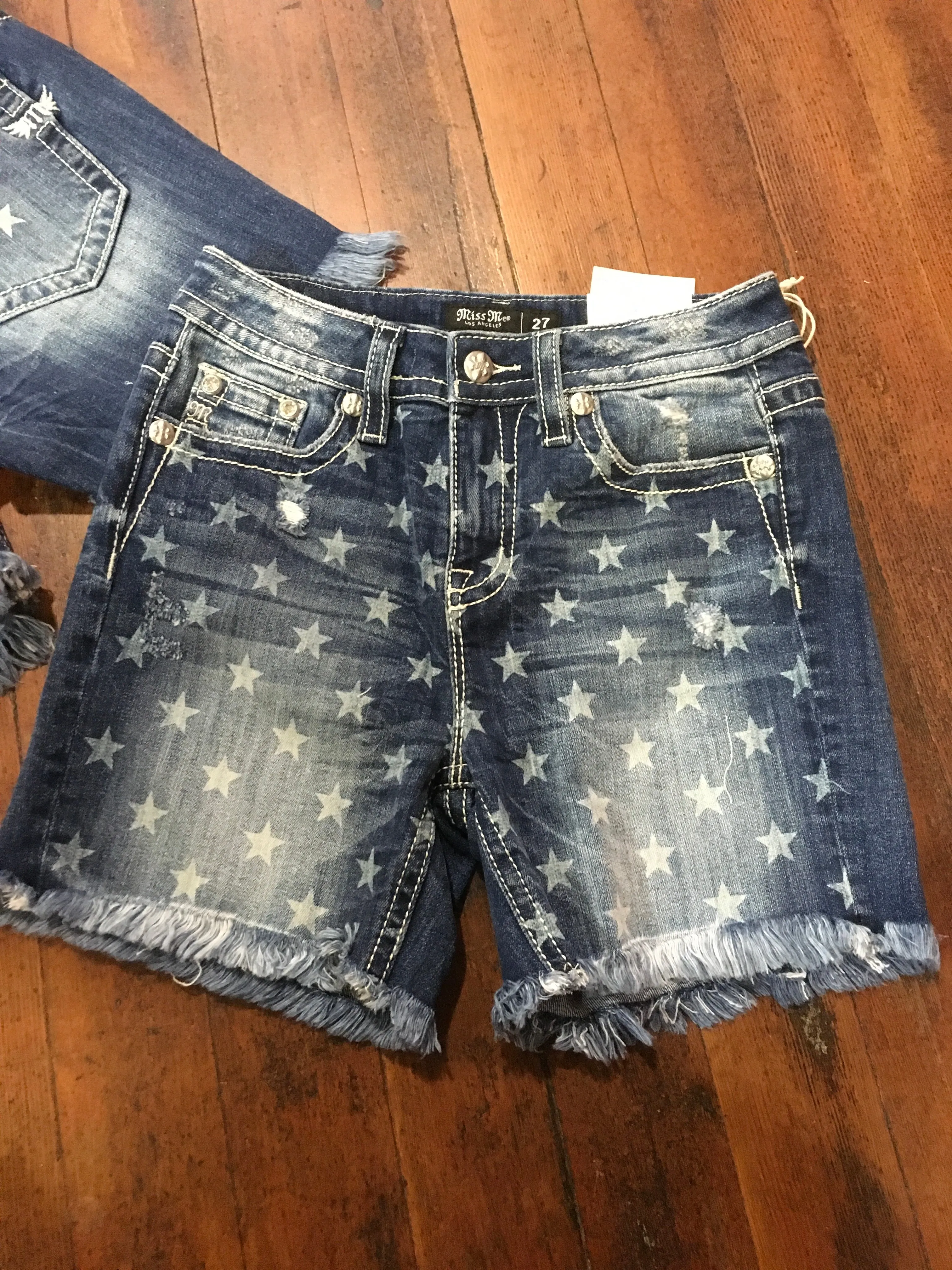 Miss Me High Rise Americana Short