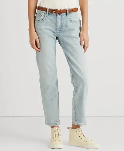 Ralph Lauren Womens Relaxed Taper Jeans