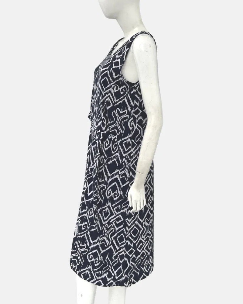 Reena Sleeveless Printed Jersey Short Dress