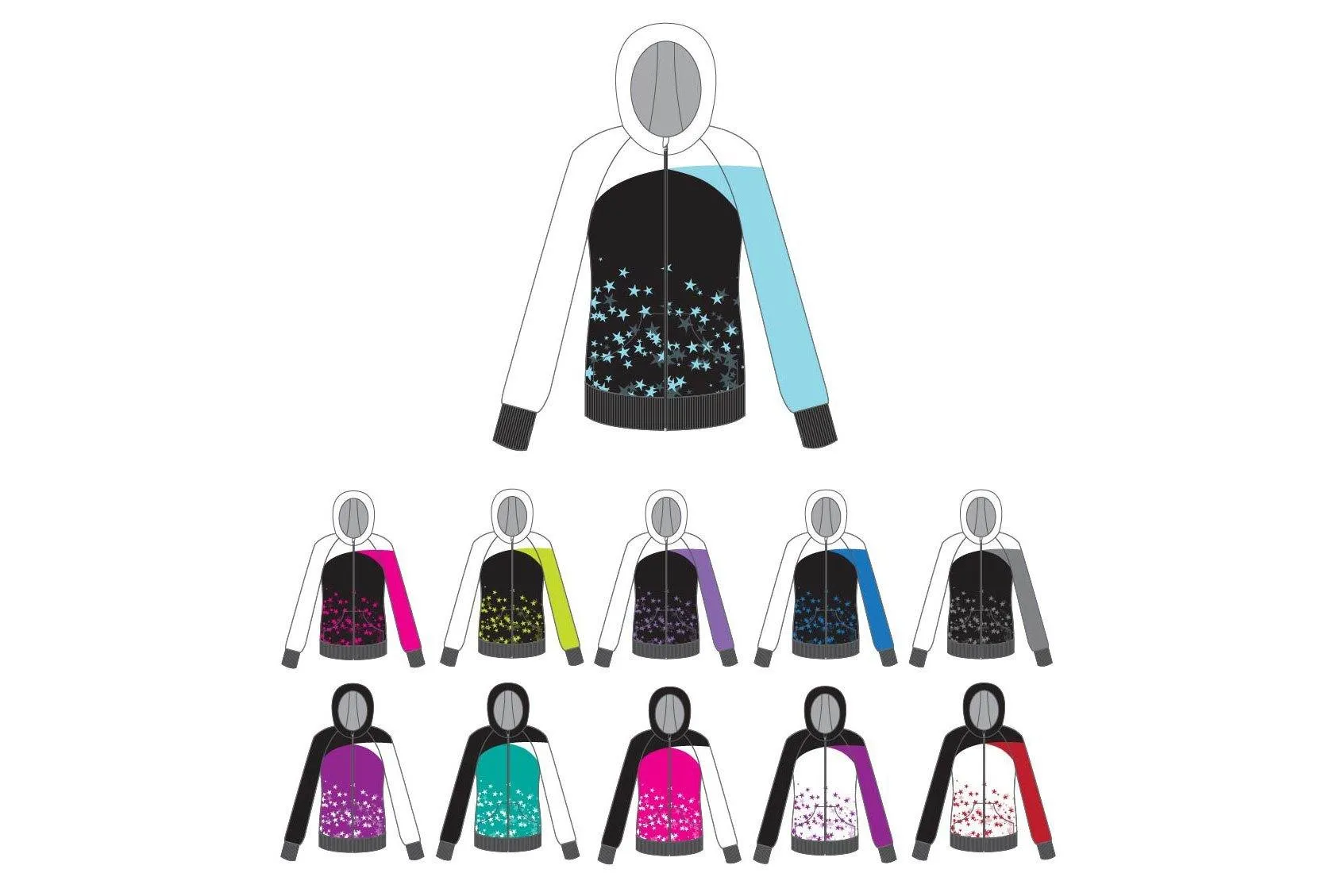 Rising Star Full Zip Hoody