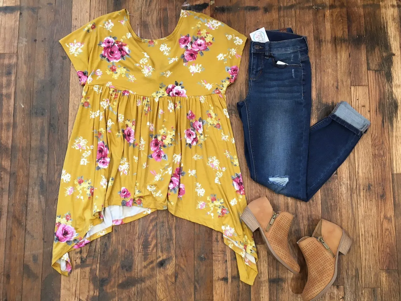 SALE! Fall Agenda Tie Back Top