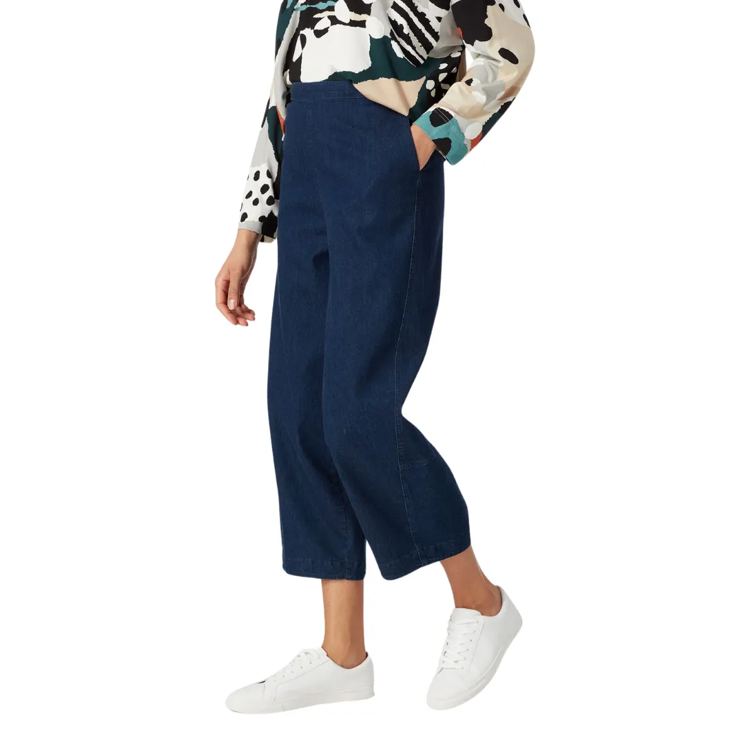 Stretch Denim Bubble Trouser - Denim